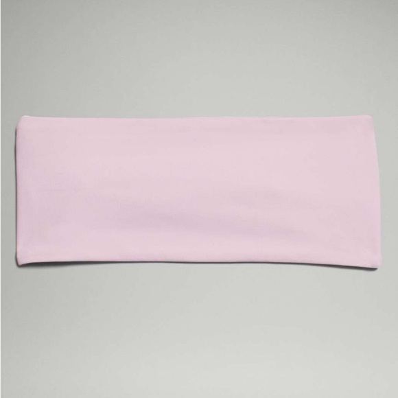 💕🆕Lululemon Women’s Nulu Wide *Reversible Headband Pink Peony/ White Opal💕NWT💕 - Picture 3 of 9